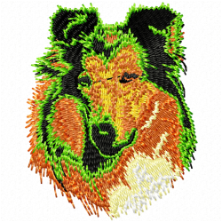 Dogs Embroidery Design 6